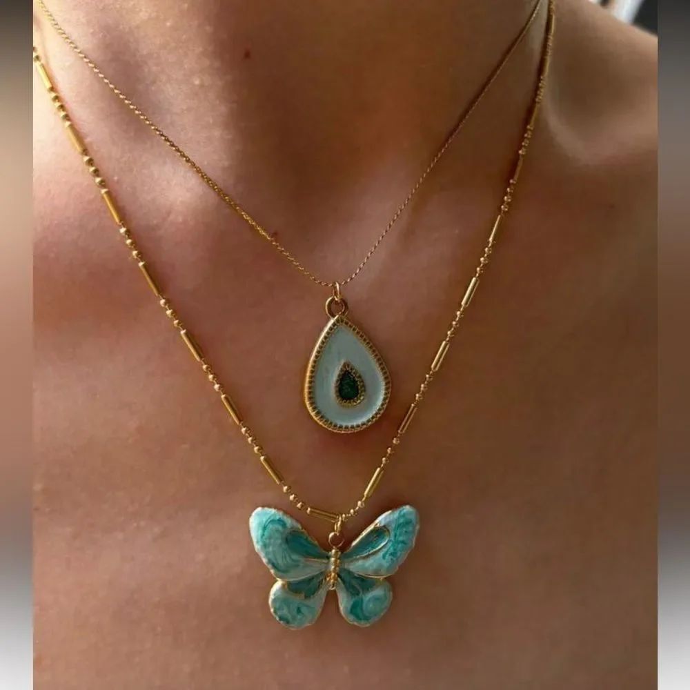 Butterfly Necklace Q700